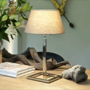 Lampada con Paralume artigianale