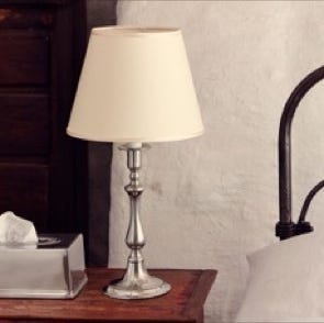 Lampada con paralume